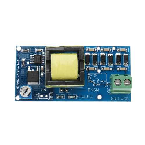 High Voltage DC-DC 2mA To 20mA Boost Converter  Input 5V Output 280V-1200V