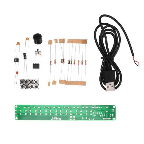 EQKIT? Simple Electronic Organ Kit DIY NE555 Soldering Practice Board Multi-notes Keyboard Set