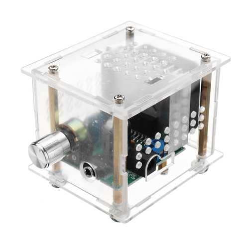 DC 9V To 15V TDA7297 Digital Amplifier Board Double Channel Noiseless 15W High Fidelity Amplifier With Shell And Fan