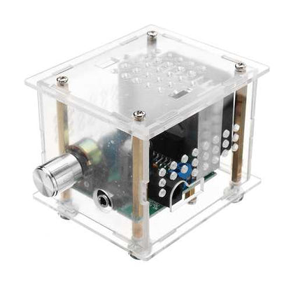 DC 9V To 15V TDA7297 Digital Amplifier Board Double Channel Noiseless 15W High Fidelity Amplifier With Shell And Fan