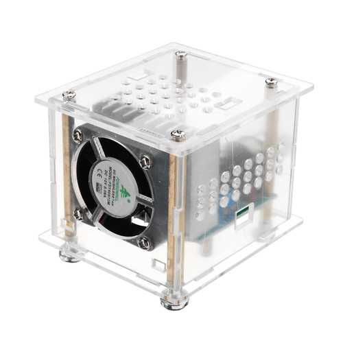 DC 9V To 15V TDA7297 Digital Amplifier Board Double Channel Noiseless 15W High Fidelity Amplifier With Shell And Fan