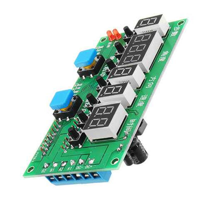 DC8V-27V Programmable Stepper Motor Driver Controller Board Step/Angle/Direction/Speed/Time Adjustable 42/57 Phase
