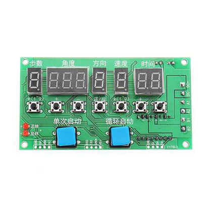 DC8V-27V Programmable Stepper Motor Driver Controller Board Step/Angle/Direction/Speed/Time Adjustable 42/57 Phase