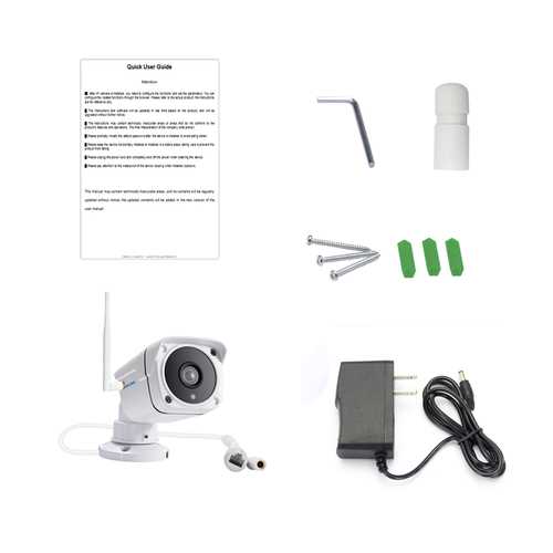 ESCAM PVR001 720P ONVIF Waterproof HD P2P Private Cloud Waterproof Security IP Camera
