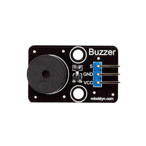 5pcs Buzzer Module 3.3V~5V PWM Digital Input Board RobotDyn for Arduino - products that work with official Arduino boards