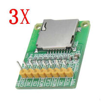 將圖片載入圖庫檢視器 3pcs 3.5V / 5V Micro SD Card Module TF Card Reader SDIO/SPI Interface Mini TF Card Module
