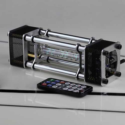 Unassembled IV-18 Fluorescent Tube Clock Kit DIY 6 Digital Display Energy Pillar With Remote Control