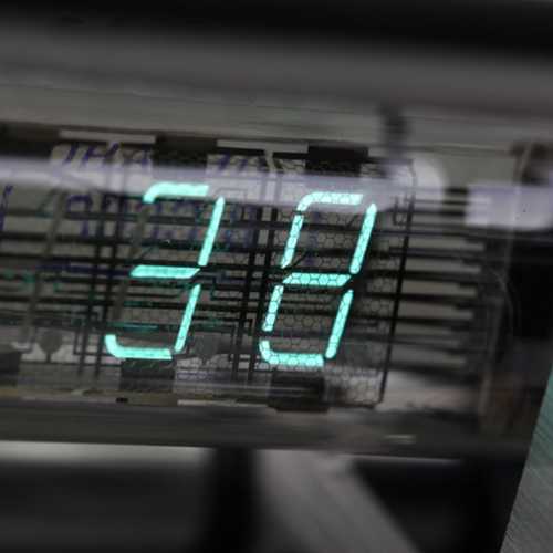 Unassembled IV-18 Fluorescent Tube Clock Kit DIY 6 Digital Display Energy Pillar With Remote Control