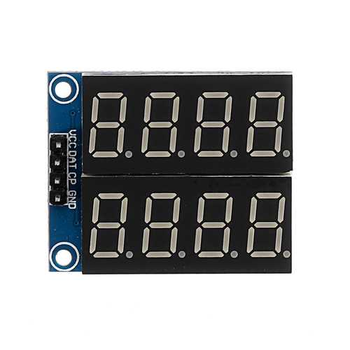 8-Bit Serial Interface Red Highlight Digital Tube Display Module 74HC164 Driver