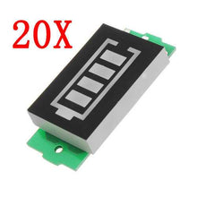 将图片加载到图库查看器，20pcs 1S Lithium Battery Pack Power Indicator Board Electric Vehicle Battery Power Indicator 4V Power Storage
