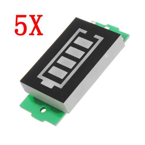 5pcs 3S Lithium Battery Pack Power Indicator Board Electric Vehicle Battery Power Indicator 12V Power Storage