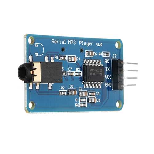3pcs Wemos YX6300 UART TTL Serial Control MP3 Music Player Module Support Micro SD/SDHC Card For /AVR/ARM/PIC 3.2-5.2V