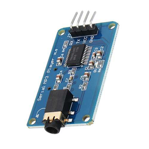 3pcs Wemos YX6300 UART TTL Serial Control MP3 Music Player Module Support Micro SD/SDHC Card For /AVR/ARM/PIC 3.2-5.2V