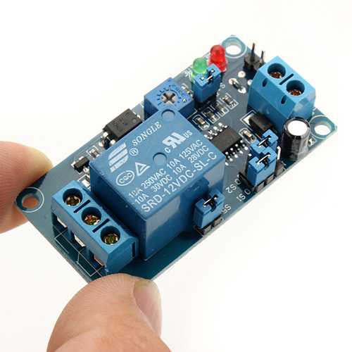 5pcs 12V Power On Delay Relay Module Delay Circuit Module NE555 Chip Geekcreit for Arduino - products that work with official Arduino boards