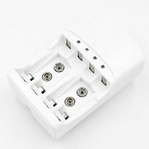 Palo C801N 4 Slot AA AAA 2 Slot 9V NI-CD NI-MH Rechargeable Battery Charger
