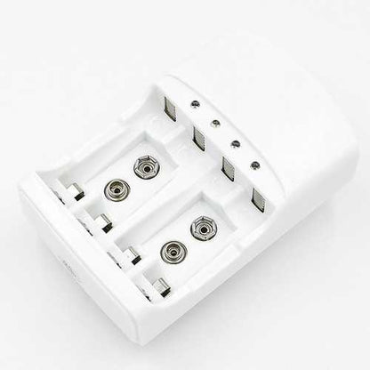 Palo C801N 4 Slot AA AAA 2 Slot 9V NI-CD NI-MH Rechargeable Battery Charger