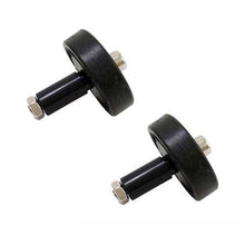 Charger l&#39;image dans la galerie, 2Pcs Black Rubber Bearing Wheels for Chassis Tank Car
