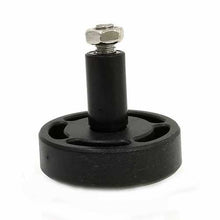 Charger l&#39;image dans la galerie, 2Pcs Black Rubber Bearing Wheels for Chassis Tank Car
