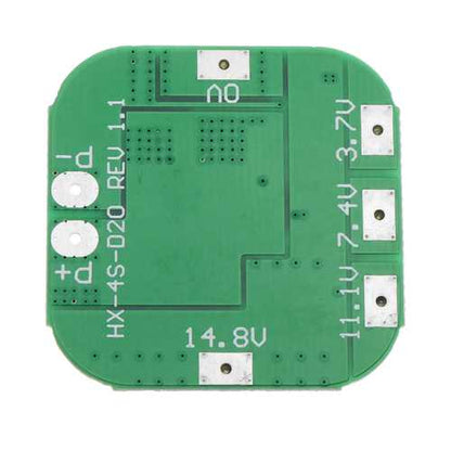 DC 14.8V / 16.8V 20A 4S Lithium Battery Protection Board BMS PCM Module For 18650 Lithium LicoO2 / Limn2O4 Short Circuit Protection