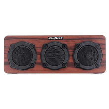 Load image into Gallery viewer, Kingneed S301 2.5W Wireless Wooden bluetooth Speaker Mini Portable Stereo Speaker
