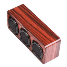 Load image into Gallery viewer, Kingneed S301 2.5W Wireless Wooden bluetooth Speaker Mini Portable Stereo Speaker
