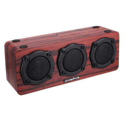 Kingneed S301 2.5W Wireless Wooden bluetooth Speaker Mini Portable Stereo Speaker