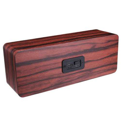 Kingneed S301 2.5W Wireless Wooden bluetooth Speaker Mini Portable Stereo Speaker