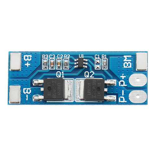 20pcs 2S 7.4V 8A Peak Current 15A 18650 Lithium Battery Protection Board With Over-Charge Discharge Protection Function