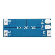 Load image into Gallery viewer, 20pcs 2S 7.4V 8A Peak Current 15A 18650 Lithium Battery Protection Board With Over-Charge Discharge Protection Function
