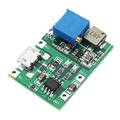 5pcs 3.7V 9V 5V 2A Adjustable Step Up 18650 Lithium Battery Charging Discharge Integrated Module