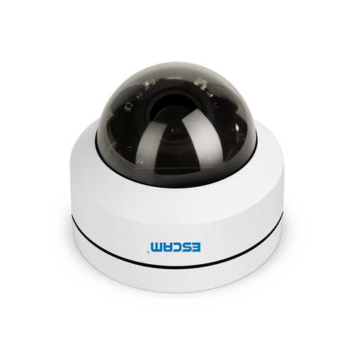 ESCAM PVR002 2MP 1080P PTZ 4X Zoom 2.8-12mm Lens Waterproof POE Dome IP H.265 Camera Support ONVIF IR distance 15m Private Cloud Protocol