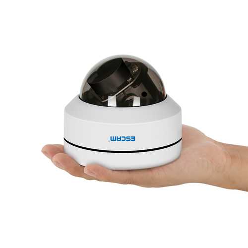 ESCAM PVR002 2MP 1080P PTZ 4X Zoom 2.8-12mm Lens Waterproof POE Dome IP H.265 Camera Support ONVIF IR distance 15m Private Cloud Protocol