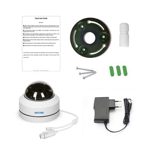 ESCAM PVR002 2MP 1080P PTZ 4X Zoom 2.8-12mm Lens Waterproof POE Dome IP H.265 Camera Support ONVIF IR distance 15m Private Cloud Protocol