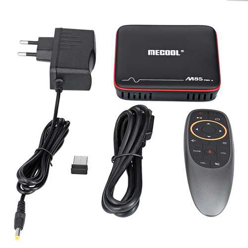 Mecool M8S PRO W S905W 1GB RAM 8GB ROM TV Box with Android TV OS Support Voice Input Control