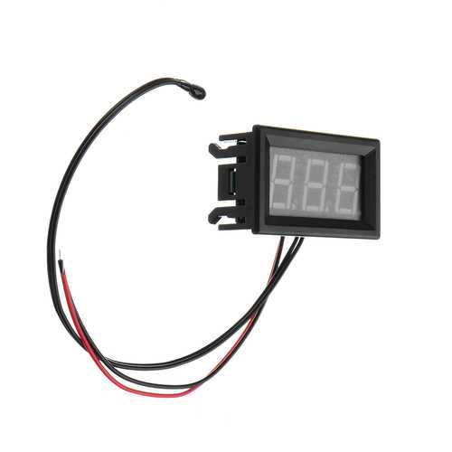 5pcs Blue DC 5V To 12V -50?C To -110?C Digital Thermometer Monitor Multipurpose Thermometer