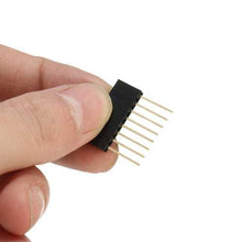 将图片加载到图库查看器，50pcs 8P 2.54MM Stackable Long Connector Female Pin Header
