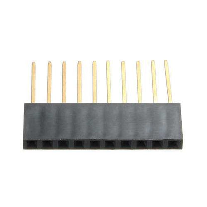 50pcs 10P 2.54MM Stackable Long Connector Female Pin Header