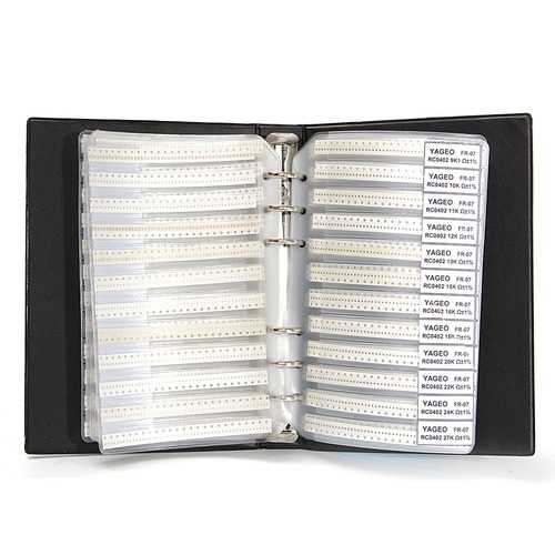 8500Pcs 0402 1% SMD SMT Chip Resistor Assortment Kit 170 Values Sample Book