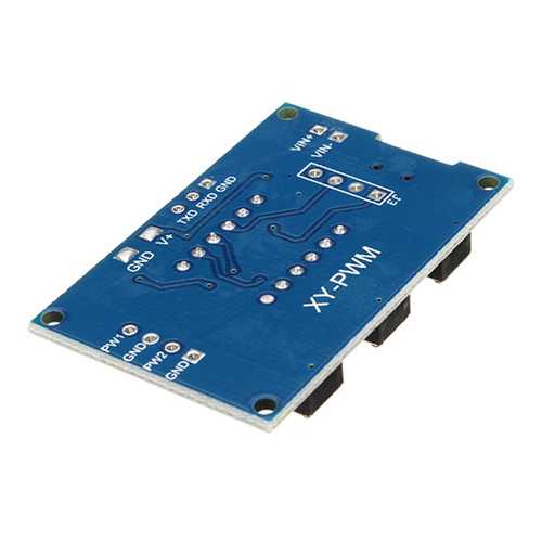 5pcs 2 Channel PWM Generator Module Pulse Frequency Duty Cycle Adjustable Square Wave Rectangle Signal Generator For Stepper Motor Driver