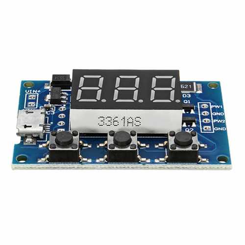 5pcs 2 Channel PWM Generator Module Pulse Frequency Duty Cycle Adjustable Square Wave Rectangle Signal Generator For Stepper Motor Driver