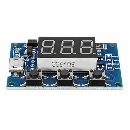 5pcs 2 Channel PWM Generator Module Pulse Frequency Duty Cycle Adjustable Square Wave Rectangle Signal Generator For Stepper Motor Driver