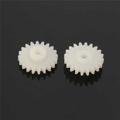 50Pcs/Pack 2mm Dia 22 Teeth Plastic Single Layer Gear For DIY Model Toy Motor Shaft Gear