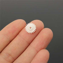 将图片加载到图库查看器，50Pcs/Pack 2mm Dia 22 Teeth Plastic Single Layer Gear For DIY Model Toy Motor Shaft Gear
