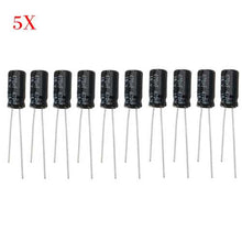 Load image into Gallery viewer, 600pcs 0.22UF-470UF 16V 50V 120pcs 12 Values Commonly Used Electrolytic Capacitors DIP Pack Meet The Lead Free Standard Each Value 10pcs
