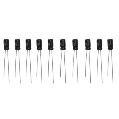 600pcs 0.22UF-470UF 16V 50V 120pcs 12 Values Commonly Used Electrolytic Capacitors DIP Pack Meet The Lead Free Standard Each Value 10pcs