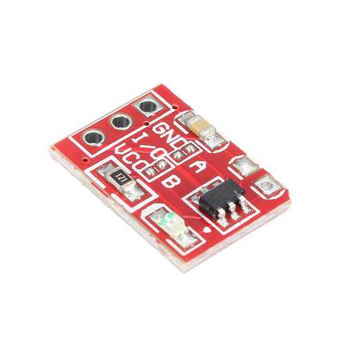 20pcs 2.5-5.5V TTP223 Capacitive Touch Switch Button Self Lock Module Geekcreit for Arduino - products that work with official Arduino boards