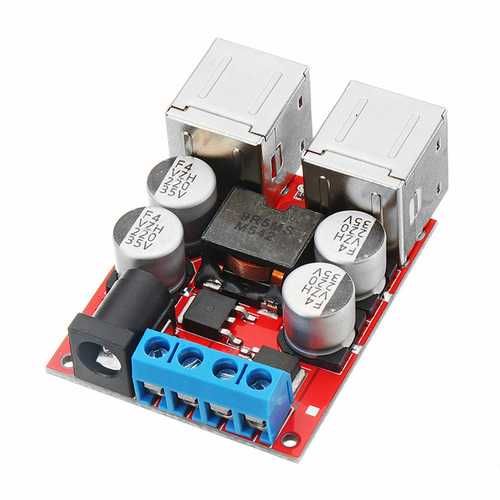 3pcs DC8V-35V To 5V 8A Power Step Down Module 4-Port USB Mobile Phone Car Charger Support Fast Charge
