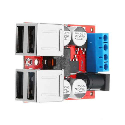 3pcs DC8V-35V To 5V 8A Power Step Down Module 4-Port USB Mobile Phone Car Charger Support Fast Charge