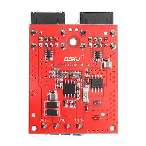 3pcs DC8V-35V To 5V 8A Power Step Down Module 4-Port USB Mobile Phone Car Charger Support Fast Charge