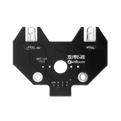 5V 5mm High-Brightness Colorful RGB LED Module with 9G Servo + Fixed Colums for Smart Robot Car